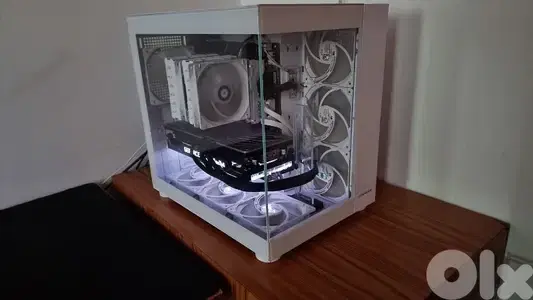 Computer with monitor, U. P. S and keyboard