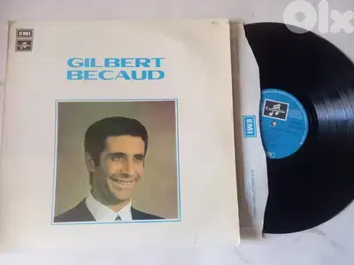 Portrait Of Gilbert Bécaud Vinyl combination