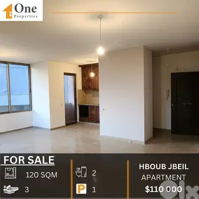 APARTMENT FOR SALE IN HBOUB JBEIL