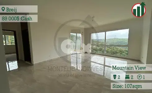 Apartment for Sale in Breij with mountain view !!
