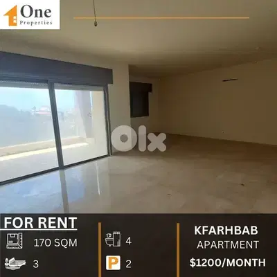 APARTMENT FOR RENT IN KFARHBAB