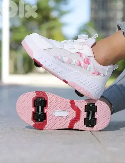 New Roller Shoes 4 Wheel Detachable & Adjustable Sneakers