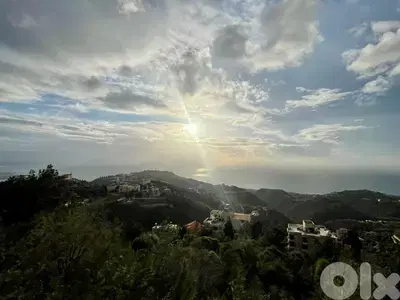 994 SQM Land for Sale in Kfour with An Amazing SeaView!
