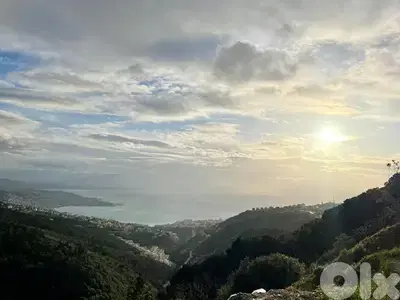 4000 SQM Land for Sale in Kfour with An Amazing SeaView!