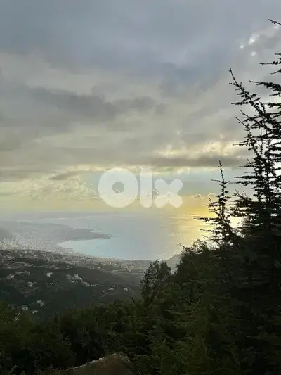1043 SQM Land for Sale in Kfour with An Amazing Sea View!