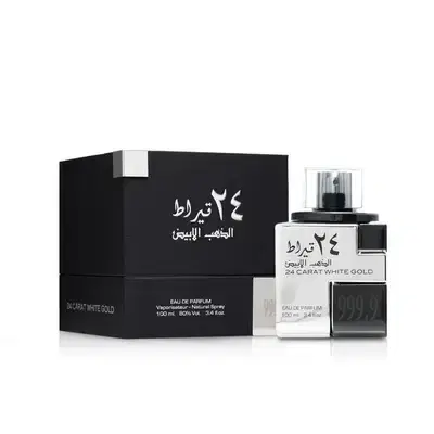 Lattafa 24 Carat White Gold Eau De Parfum 100mL - Unisex