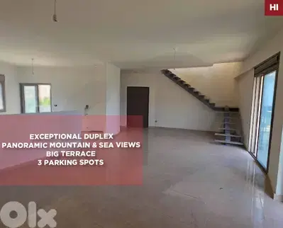 Mountain, Sea Views, terrace,Jouret Al Ballout/جورة البلوطREF#HI135322