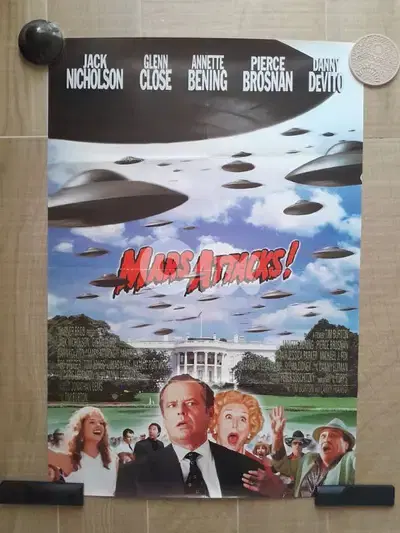 Original movie poster  Mars attack