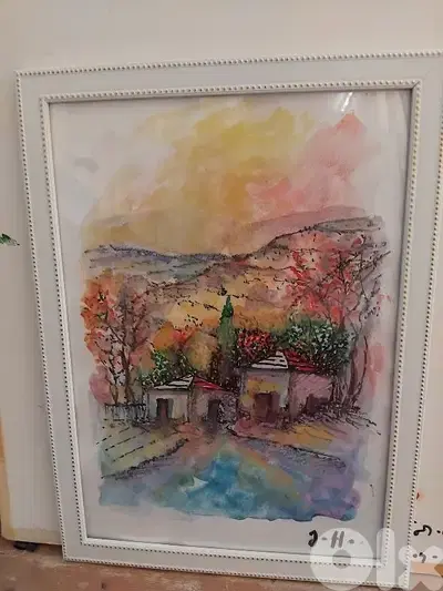 رسم اكريليك
