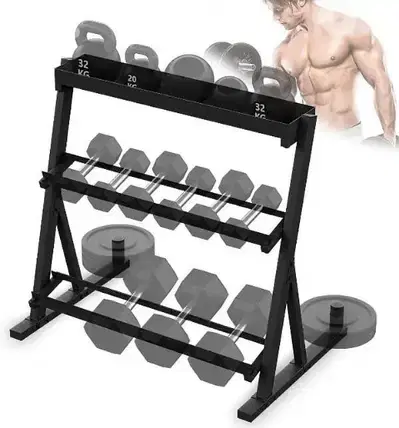 New Rack Stand 3 Tier For Dumbbells