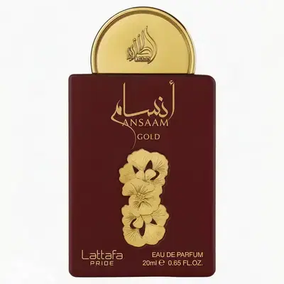 Ansaam Gold by Lattafa Perfumes Eau de Parfum – 20ml – For Women