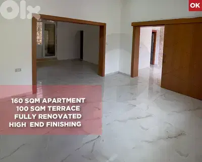 Fully Renovated ,100 sqm Terrace, Bhamdoun/بحمدون REF#OK135461