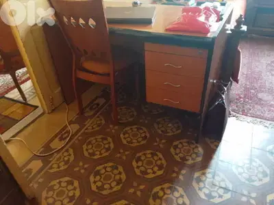 wooden desk