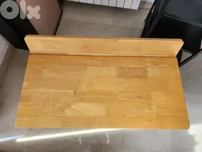 Side table (sofa or bed) made of wood