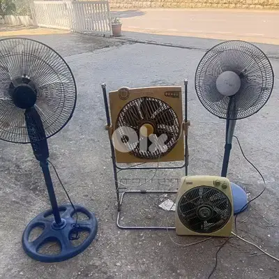 مراوح عدد ٤ شغالين