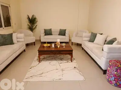 White living room