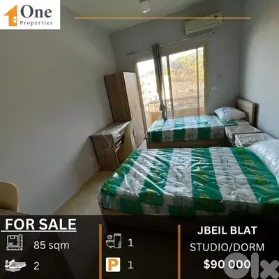 STUDIO /DORM /APARTMENT FOR SALE IN BLAT JBEIL (NEAR LAU)