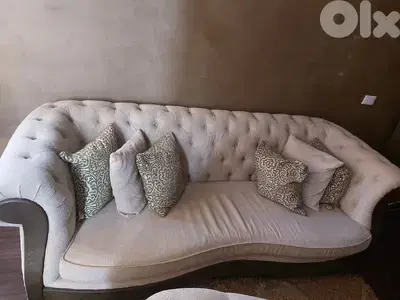 صالون فاخر من Home Center  بنصف سعره + زاوية جلوس مرتبة