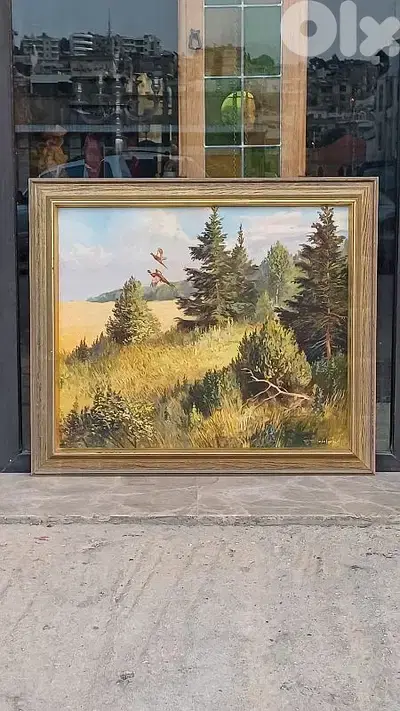 لوحة رسم زيتي اوروبية