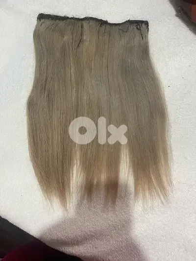 3 used real (hair)extension clips for hair