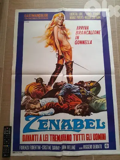 15 Original Movie Poster  1969 italian  film Zenabel