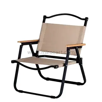 Folding Outdoor Chair — Sand & Beech Wood