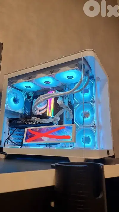 High-End RGB PC + 40” Monitor + UPS – Ready to Go
