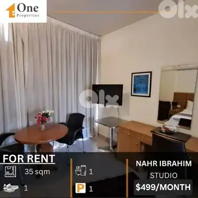 STUDIO / APARTMENT FOR RENT IN NAHR IBRAHIM
