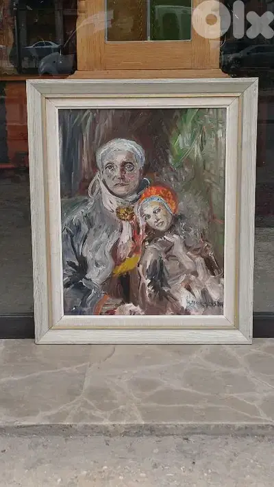لوحة رسم زيتي اوروبية