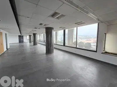 Office with Mountain View For RENT In Furn El Chebbak مكتب للإيجار #JG