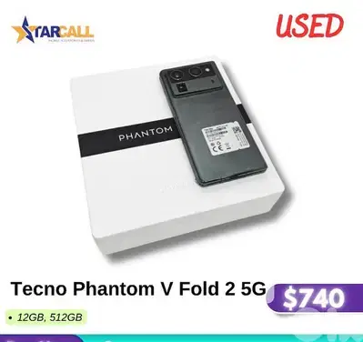 Tecno phantom v fold 2 used