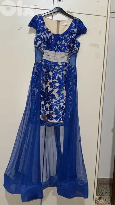 Blue High-Low Dress – Worn Twice