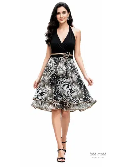DRESS worn once made in Italy