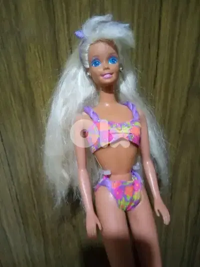 Barbie GLITTER BEACH rare great doll1992+her own swimwear+own earrings