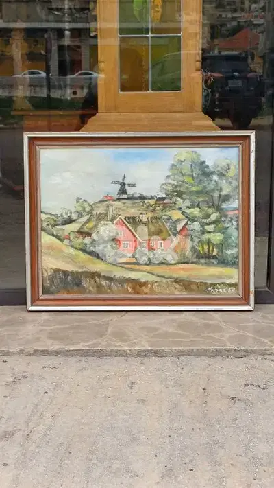لوحة رسم زيتي اوروبية
