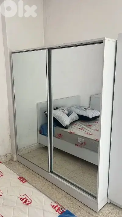 New wardrobes Sliding 2 Doors With Mirror High Quality