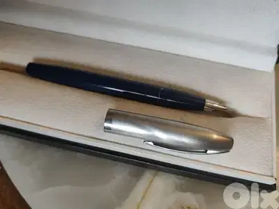 Sheaffer's Fountain Pen Imperial Dark Blue with Silver Cap Vintage