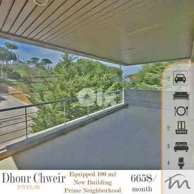 Dhour Choueir | Perfect Escape | Decorated 190m² | Green Surroundings