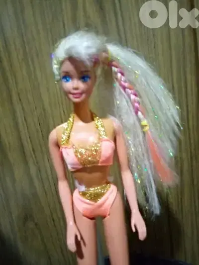 SPLASH 'N COLOR/ MIAMI Barbie Rare Mattel96 great doll+own swimwear=46