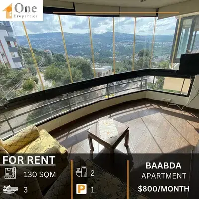 APARTMENT FOR RENT BAABDA TOWN