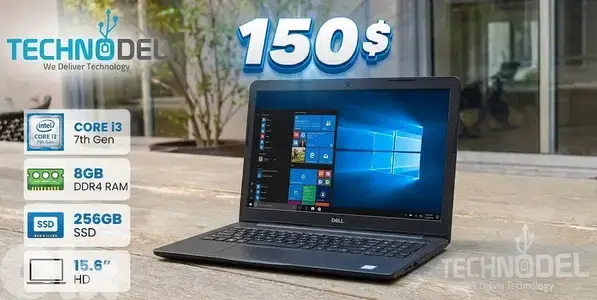 DELL 3567 core i3 7th 8GB 256gb ssd 15.6"