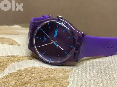 Watch swatch Swiss made original The distinctive purple color 40MM
