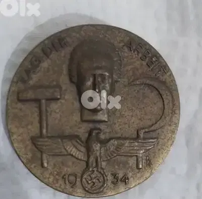 Orginal Nazi German Pin NSDAP 1st of May year 1934 National Labour Day