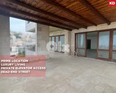 Quiet dead-end street/Mtayleb, Metn/مطيلب/sea view/ REF#KD135828 !