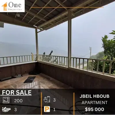 APARTMENT FOR SALE IN HBOUB JBEIL APARTMENT FOR SALE IN HBOUB JBEIL