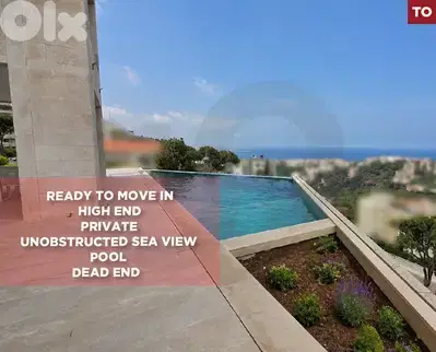 unobstructed sea view, prime location,Mtayleb, Metn/مطيلب REF#TO135760
