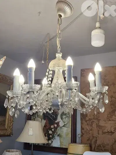 antique czech marrie antoinette crystal chandelier