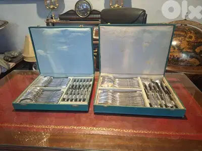 antique 74 pieces french ercuis set
