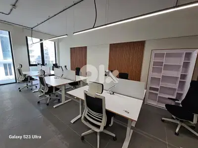 Fully Furnished office to rent in Water front City Dbayeh-Ready to mov