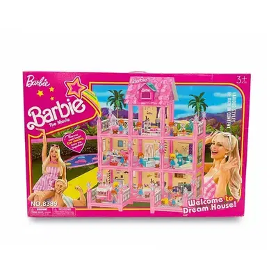 Doll’s Large 3-Floor House Playset for Kids - طقم بيت دمى كبير